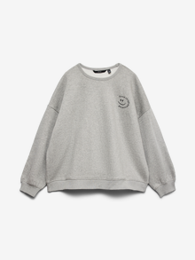 Vero Moda VMMALY Sweatshirt -Light Grey Melange - 10304832