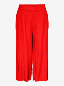 Vero Moda VMBREE Normaali vyötärö Culotte-housut -Fiery Red - 10304861