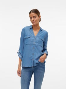 Vero Moda VMBREE Shirt -Medium Blue Denim - 10304863