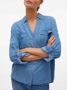 Vero Moda VMBREE Skjorte -Medium Blue Denim - 10304863