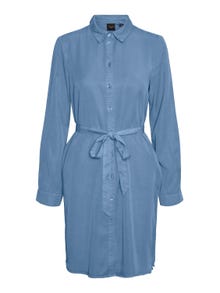 Vero Moda VMBREE Kort kjole -Medium Blue Denim - 10304866