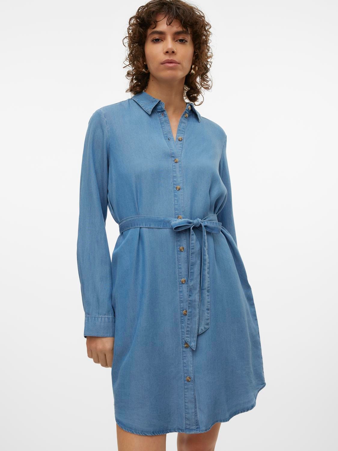 Vero Moda VMBREE Robe courte -Medium Blue Denim - 10304866