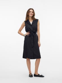 Vero Moda VMBREE Midikjole -Black Denim - 10304888