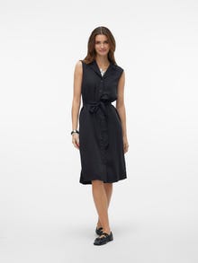 Vero Moda VMBREE Midikjole -Black Denim - 10304888
