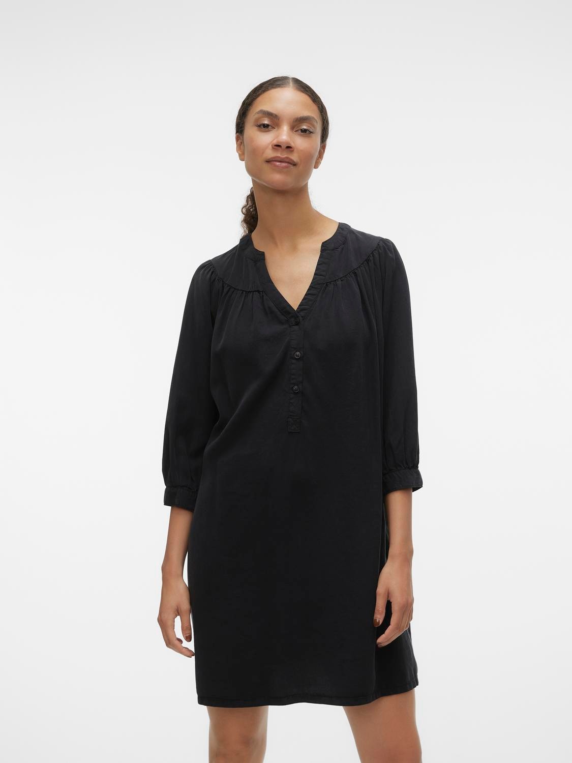 Vero Moda VMBREE Kort kjole -Black Denim - 10304920