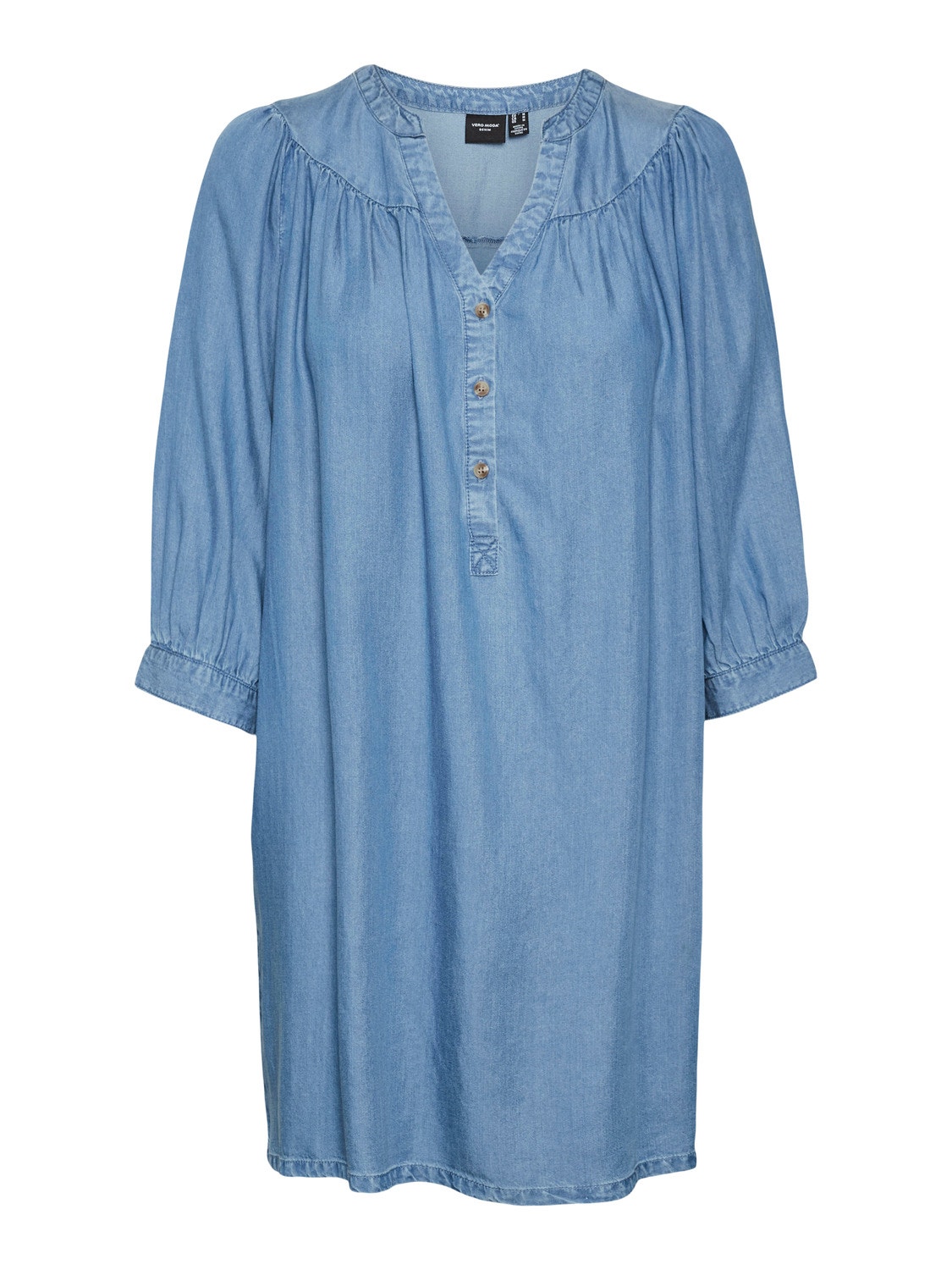 Vero Moda VMBREE Kort klänning -Medium Blue Denim - 10304920