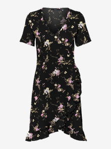 Vero Moda VMGELINA Lyhyt mekko -Black - 10304933