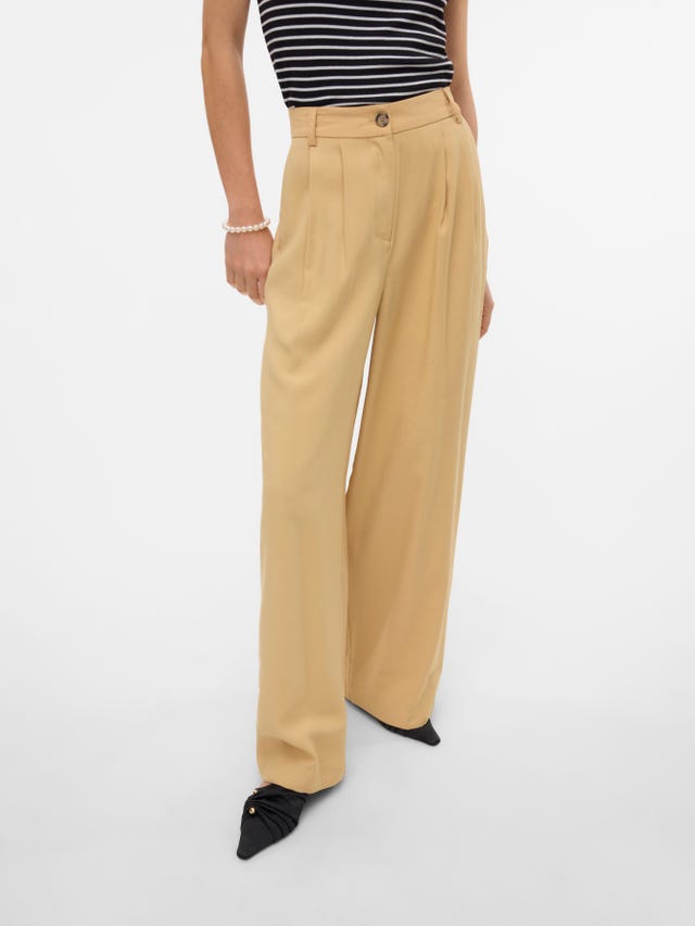Vero Moda VMJOURNI Taille haute Pantalons - 10305062