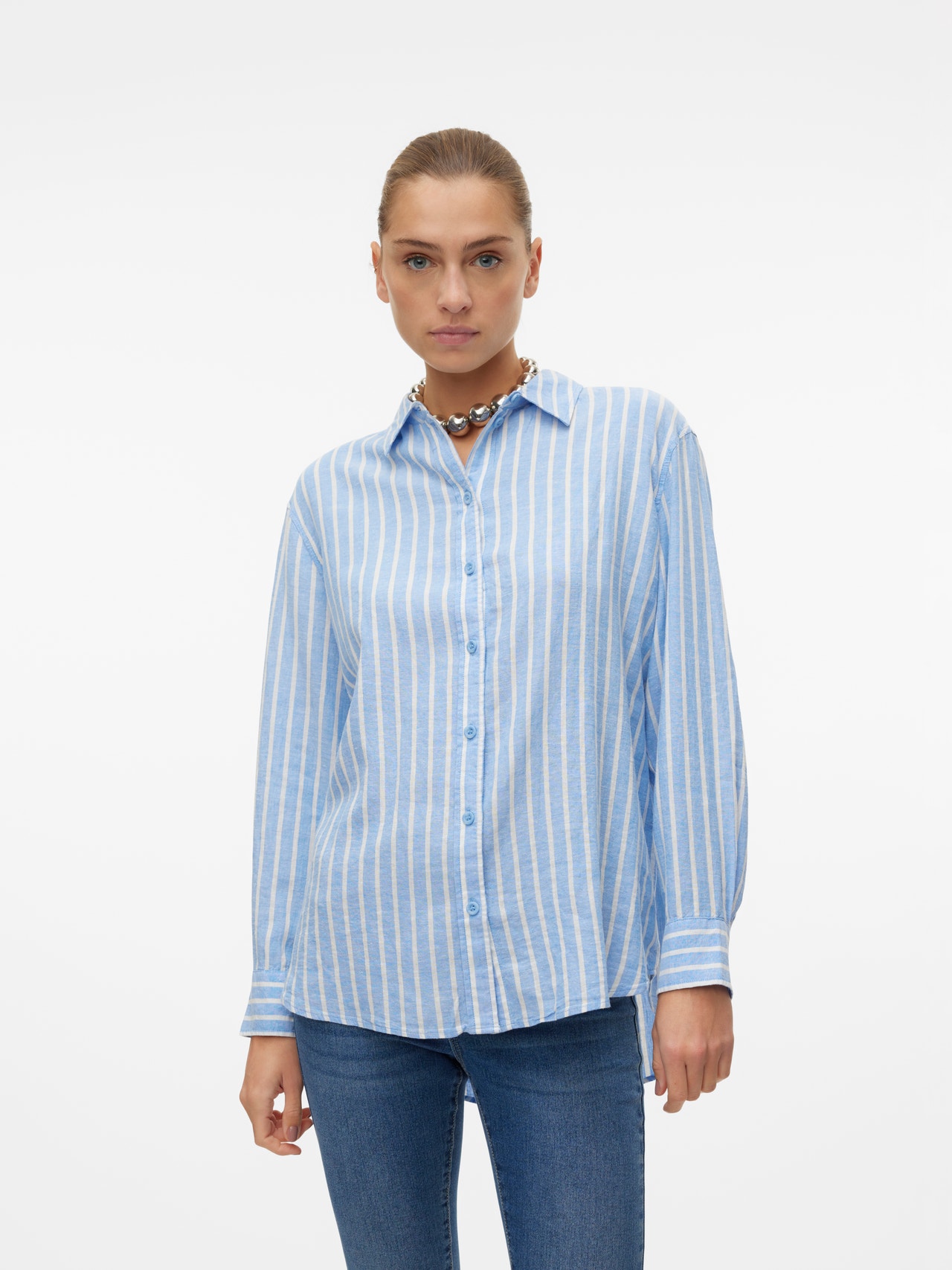Vero Moda VMLINN Shirt -Marina - 10305085