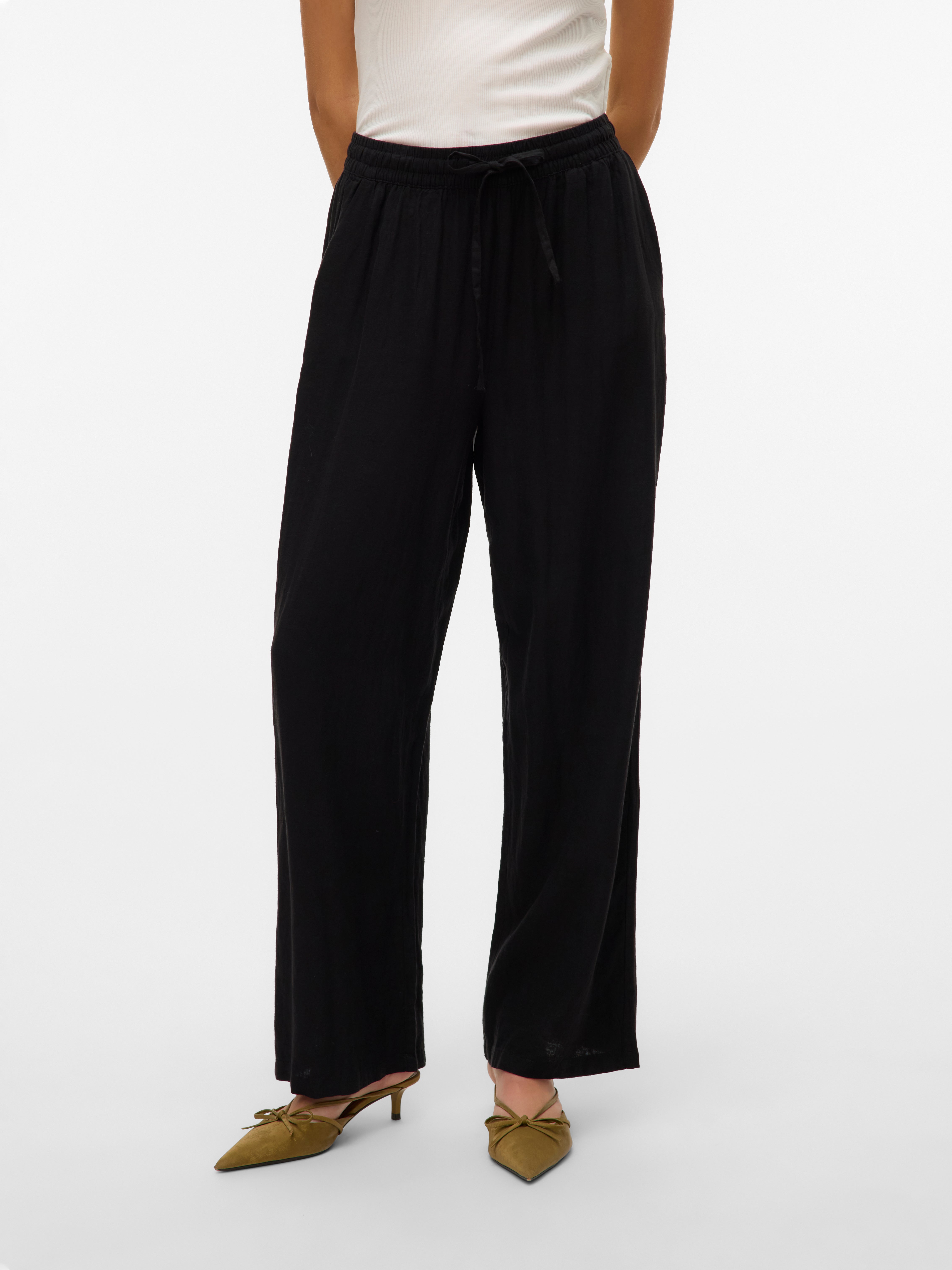 VERO MODA dam byxor AWVANNAH - Birch