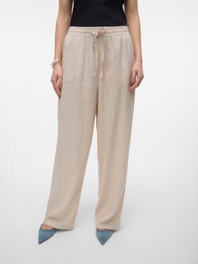 Vero Moda VMLINN Mid waist Broek -Moonbeam - 10305091