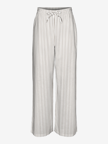 Vero Moda VMLINN Middels høy midje Bukser -Snow White - 10305091