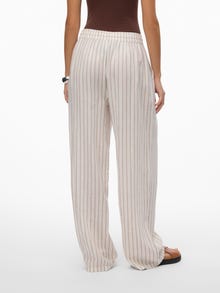 Vero Moda VMLINN Middels høy midje Bukser -Snow White - 10305091