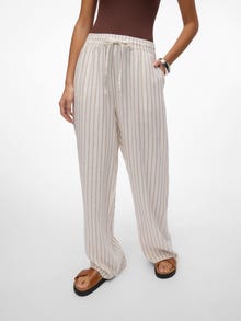Vero Moda VMLINN Normaali vyötärö Housut -Snow White - 10305091