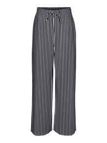 Vero Moda VMLINN Mid waist Trousers -Navy Blazer - 10305091