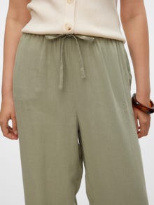 Vero Moda VMLINN Normaali vyötärö Housut -Seagrass - 10305091