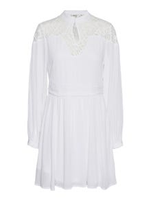 Vero Moda VMJAZMYN Kort klänning -Bright White - 10305096