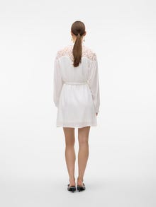 Vero Moda VMJAZMYN Krótka sukienka -Bright White - 10305096