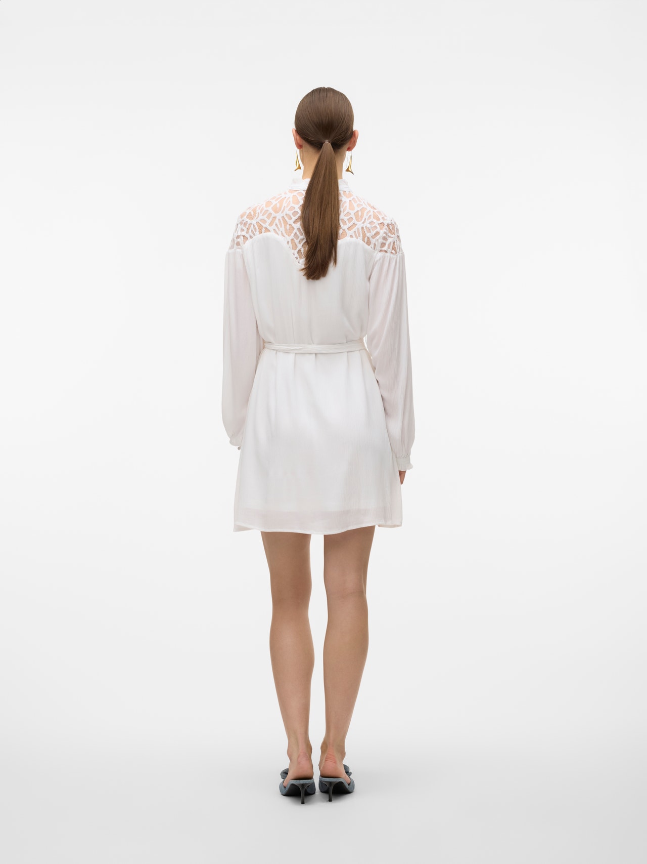 Vero Moda VMJAZMYN Krótka sukienka -Bright White - 10305096