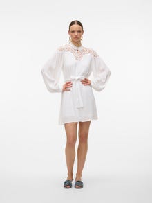 Vero Moda VMJAZMYN Krótka sukienka -Bright White - 10305096