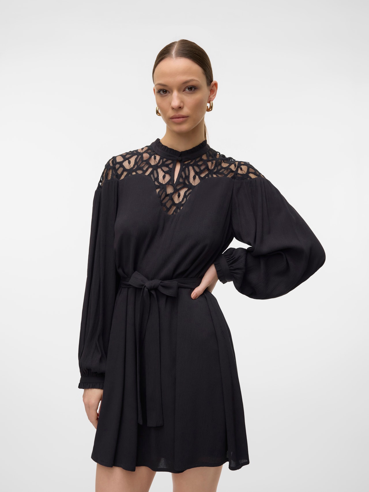 Vero Moda VMJAZMYN Krótka sukienka -Black - 10305096