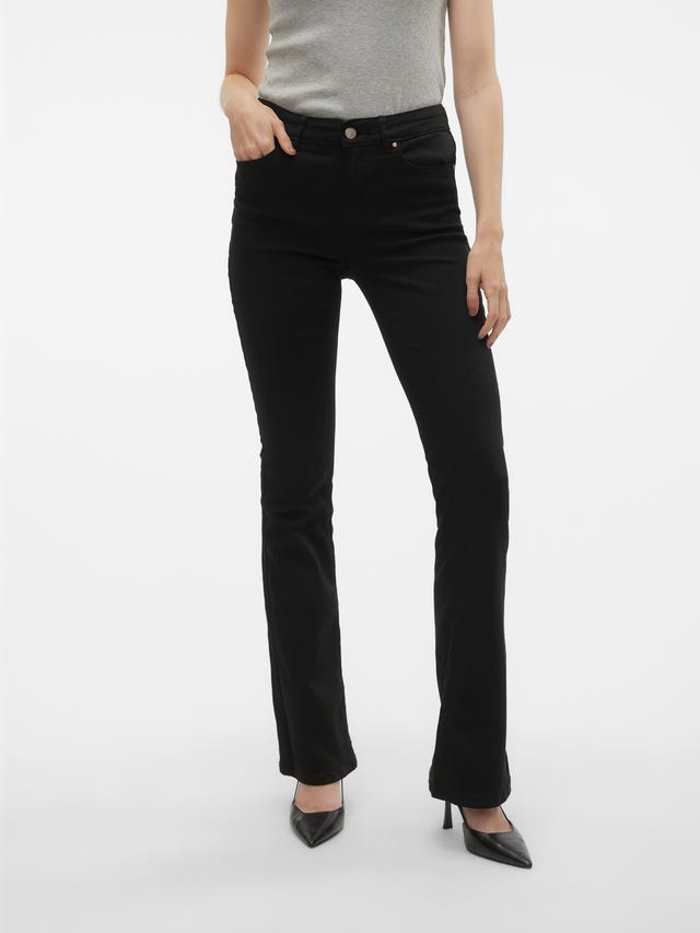Vero Moda VMFLASH Mid rise Flared Fit Jeans - 10305103