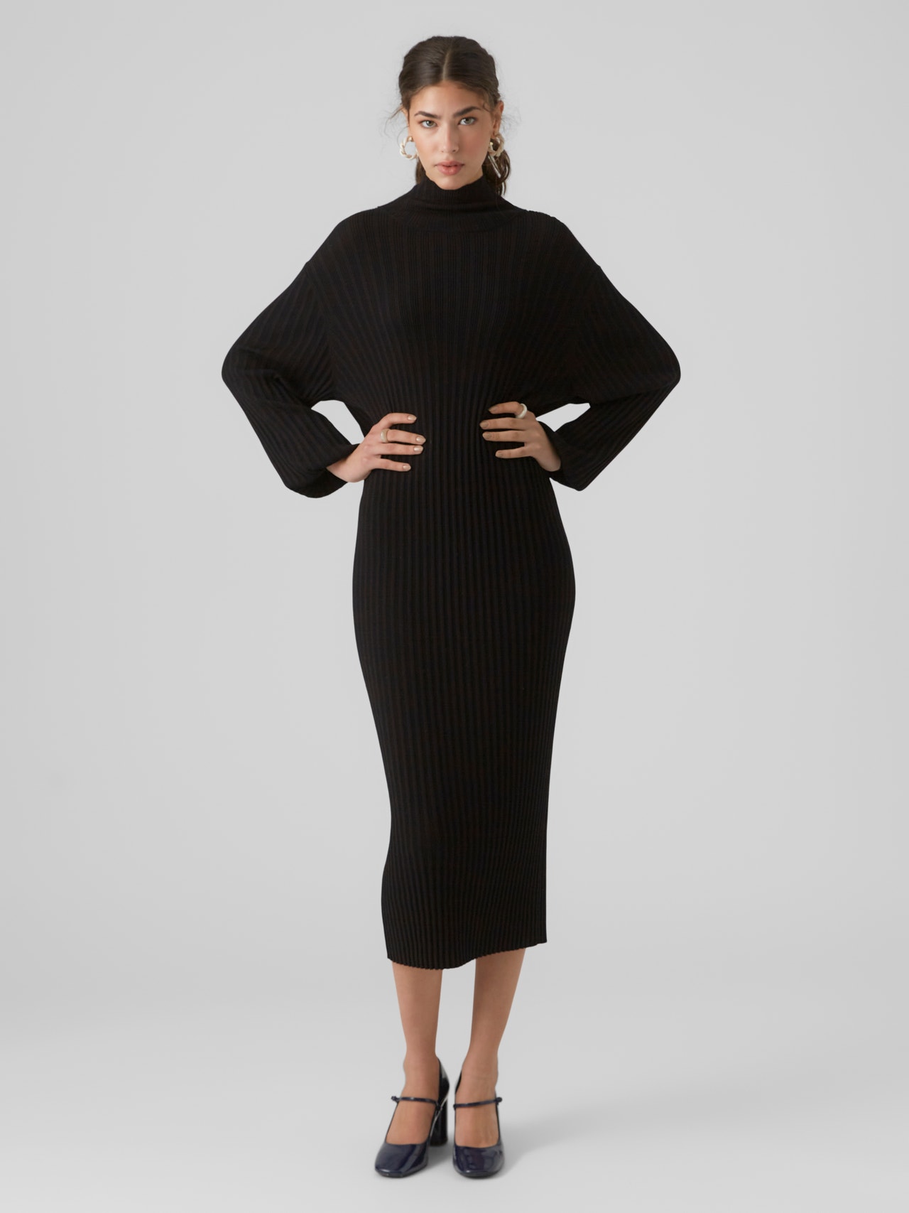 Vero Moda VMWIELD Długa sukienka -Black - 10305107