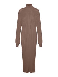 Vero Moda VMWIELD Long dress -Brown Lentil - 10305107