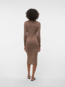 Vero Moda VMWIELD Long dress -Brown Lentil - 10305107