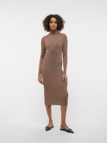 Vero Moda VMWIELD Lang kjole -Brown Lentil - 10305107