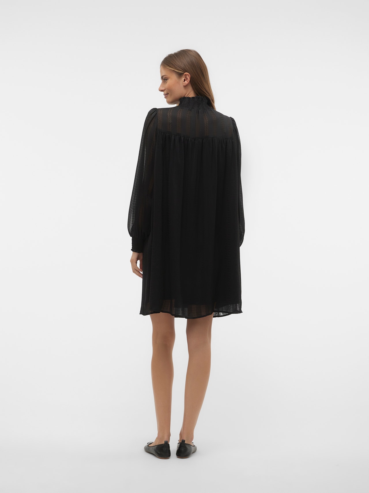 Vero Moda VMLOUIE Kort kjole -Black - 10305124