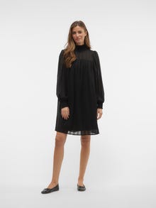 Vero Moda VMLOUIE Kort klänning -Black - 10305124