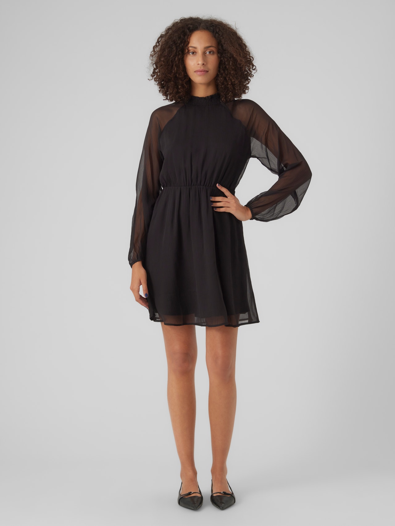 Vero Moda VMKIRA Kort kjole -Black - 10305129