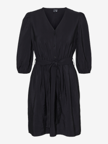 Vero Moda VMQUEENY Short dress -Black - 10305130
