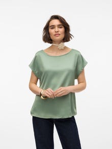 Vero Moda VMMERLE Top -Hedge Green - 10305151