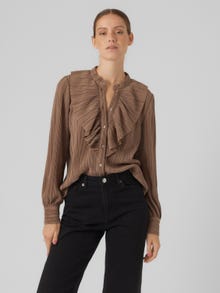 Vero Moda VMAURORA Overhemd -Brown Lentil - 10305154