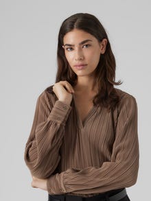 Vero Moda VMAURORA Tops -Brown Lentil - 10305156