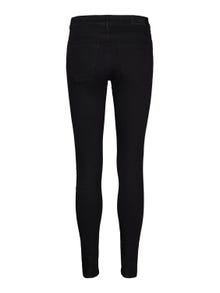 Vero Moda VMALIA Gerade geschnittener Slim Fit Jeans -Black - 10305170