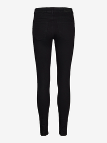 Vero Moda VMALIA Mid rise Slim Straight Fit Jeans -Black - 10305170