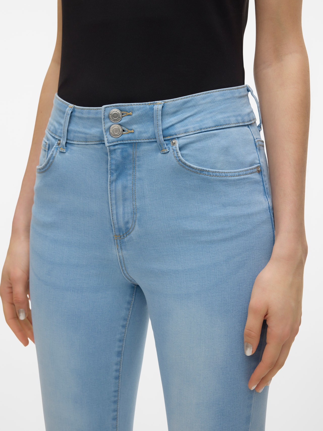 Vero Moda VMSOPHIA Krój slim Jeans -Light Blue Denim - 10305173