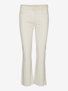 Vero Moda VMSHEILA Mid rise Bootcut Fit Jeans -Ecru - 10305181