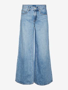 Vero Moda VMANNET Mid rise Wide Fit Jeans -Medium Blue Denim - 10305190