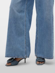 Vero Moda VMANNET Mid rise Wide Fit Jeans -Medium Blue Denim - 10305190