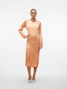 Vero Moda VMJOHAHA Midi-jurk -Peach Bloom - 10305201