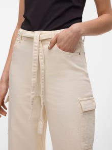 Vero Moda VMKATHY Wide Fit Jeans -Ecru - 10305214