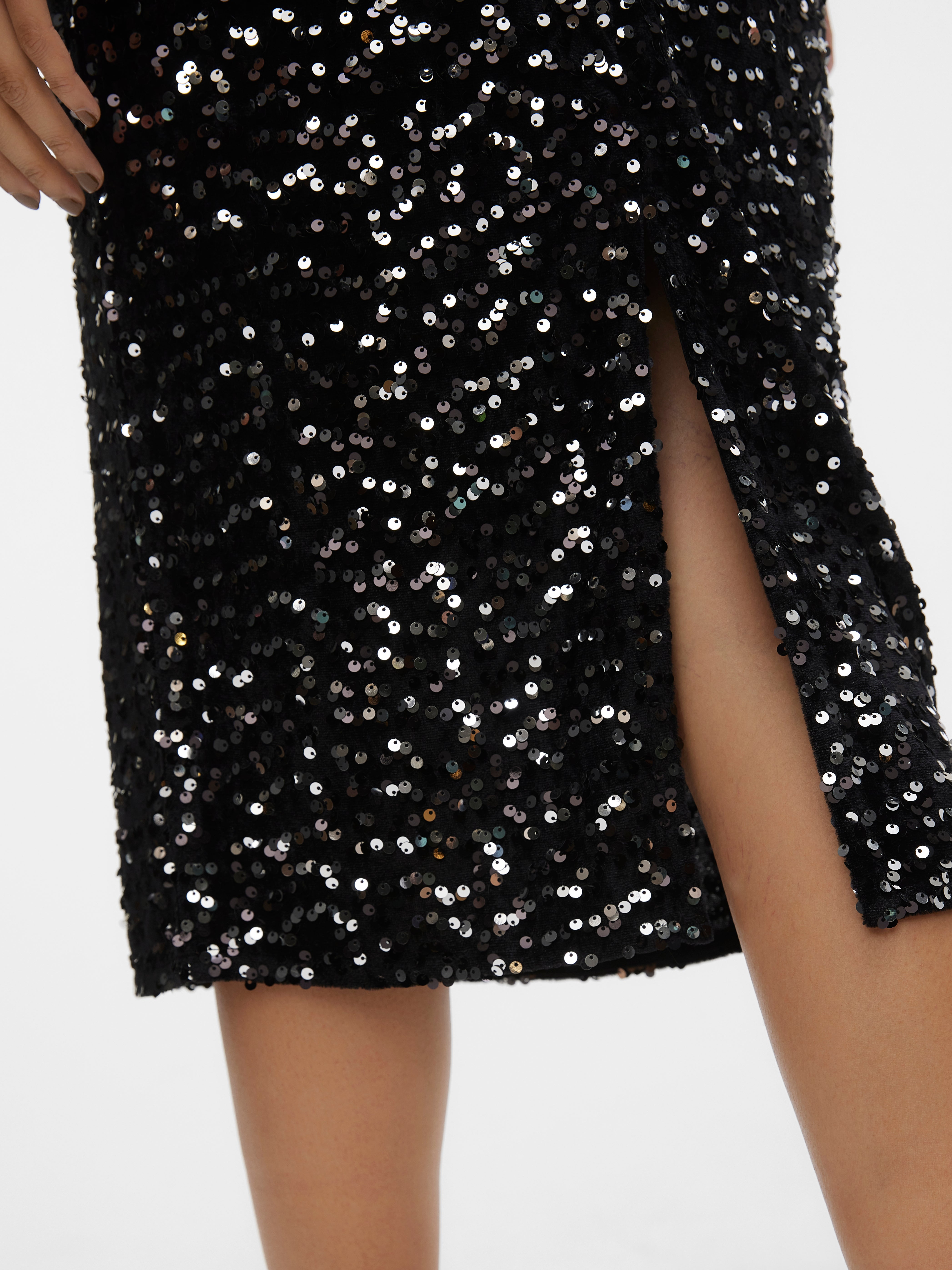 Vero moda on sale sequin pencil skirt