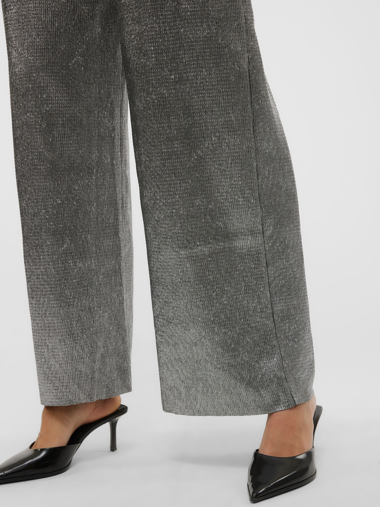 Vero Moda VMFELINE Trousers -Silver - 10305250