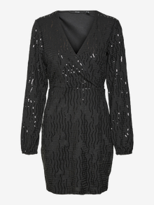 Vero Moda VMJENNY Kort kjole -Black - 10305252