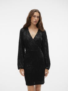 Vero Moda VMJENNY Kort kjole -Black - 10305252