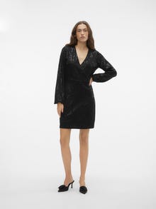 Vero Moda VMJENNY Kort kjole -Black - 10305252
